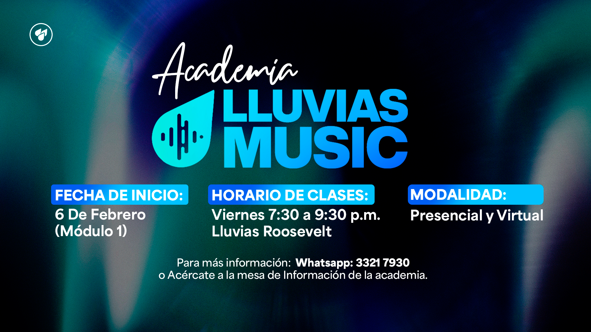 Academia Lluvias Music